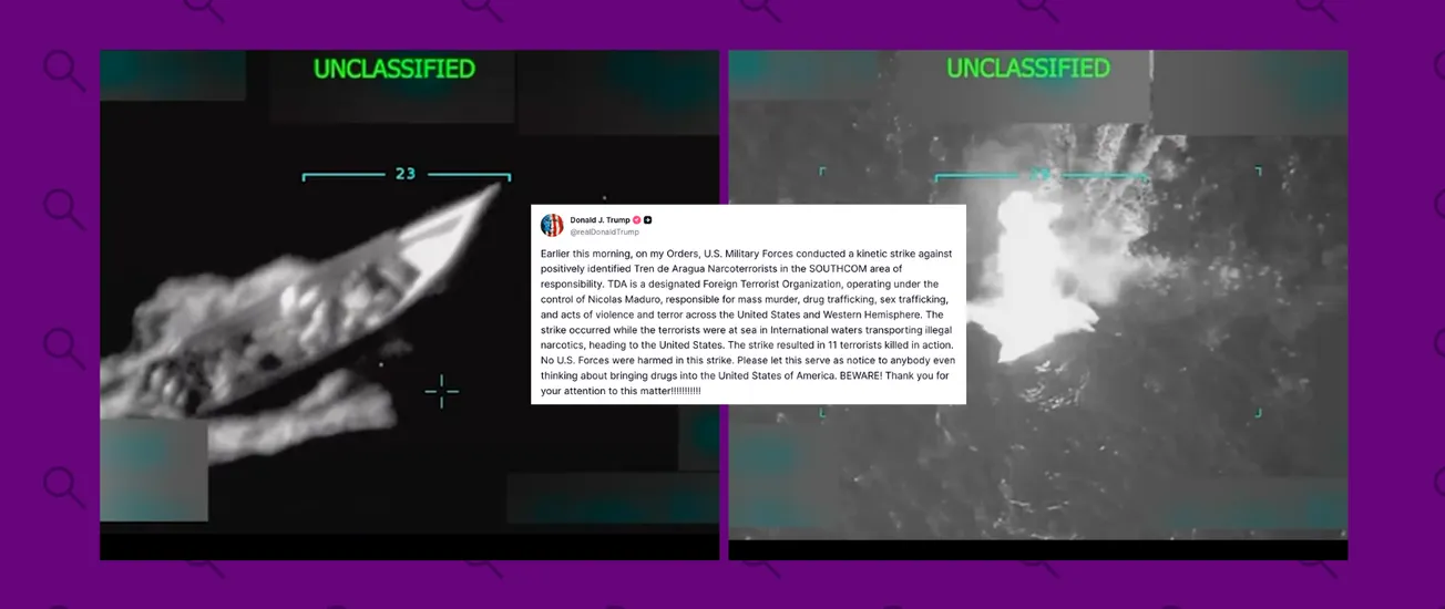 Qué sabemos del ataque de Estados Unidos contra la lancha que supuestamente era del Tren de Aragua y tenía drogas