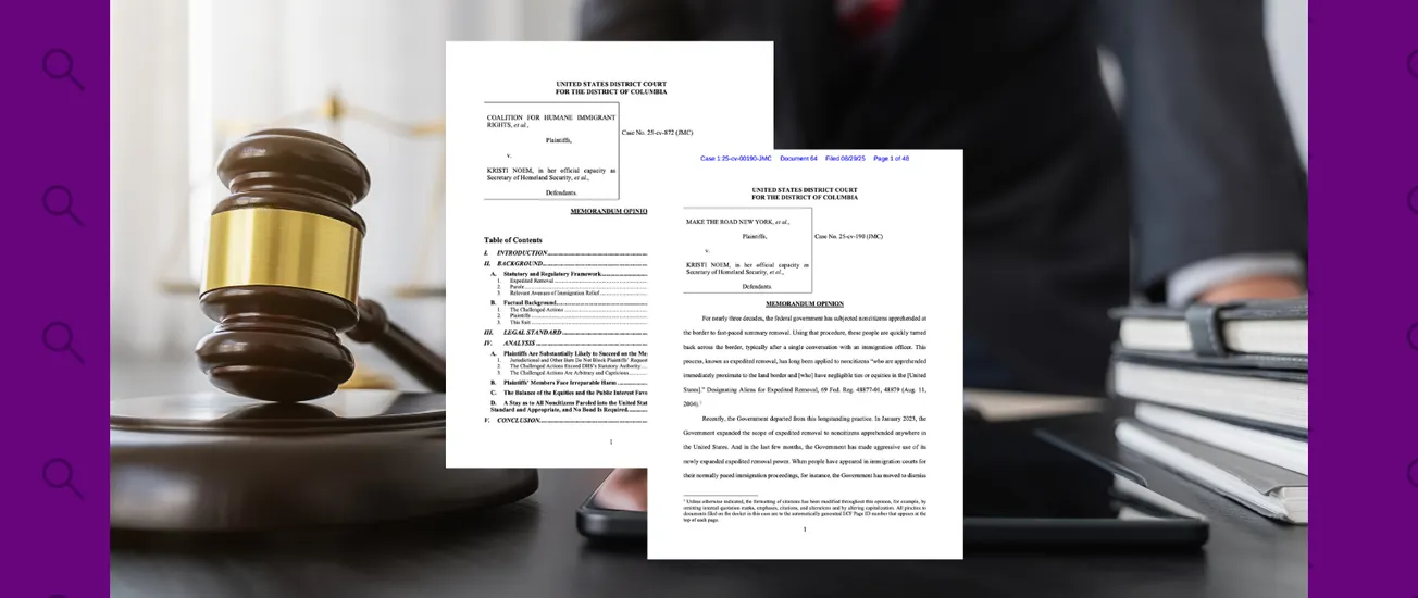 Lo que sabemos de las demandas contra las deportaciones expeditas bajo Trump 2.0