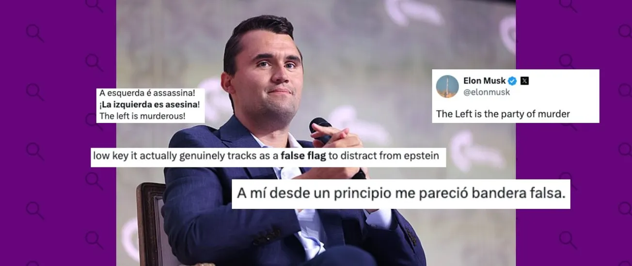 Cuidado con estas teorías de conspiración y desinformaciones que circulan en torno al asesinato de Charlie Kirk