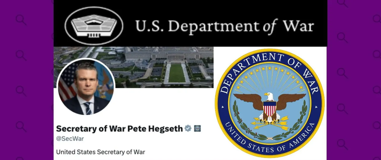 Trump rebautizó al Departamento de Defensa como “Departamento de Guerra”, pero sólo el Congreso puede cambiar el nombre legal