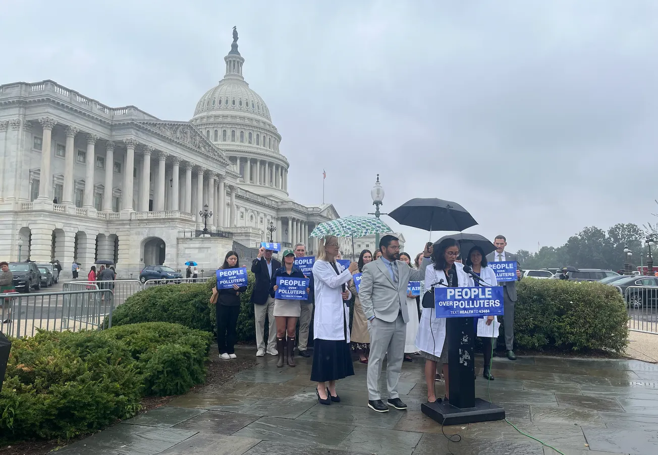 Doctores y legisladores desde el Capitolio: “la crisis climática es una emergencia de salud pública”