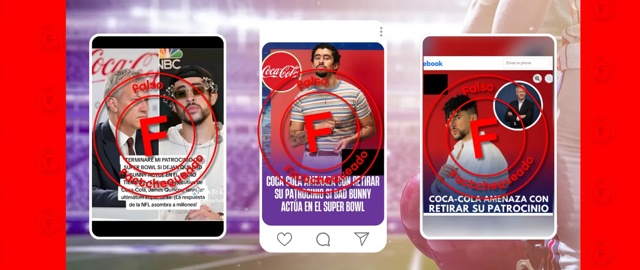 No, el CEO de Coca-Cola no amenazó con cancelar patrocinio al Super Bowl por Bad Bunny; la compañía no es un auspiciante