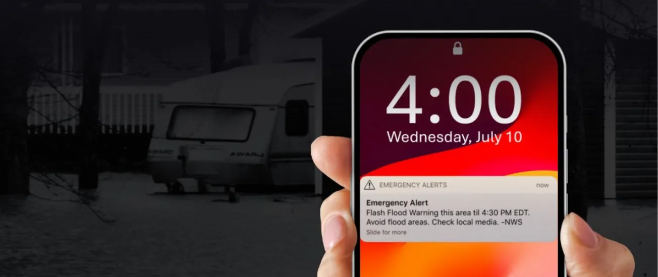 Por qué es importante diferenciar entre una “alerta” y una “advertencia” de inundación y cómo recibir las Alertas Inalámbricas de Emergencia en tu celular