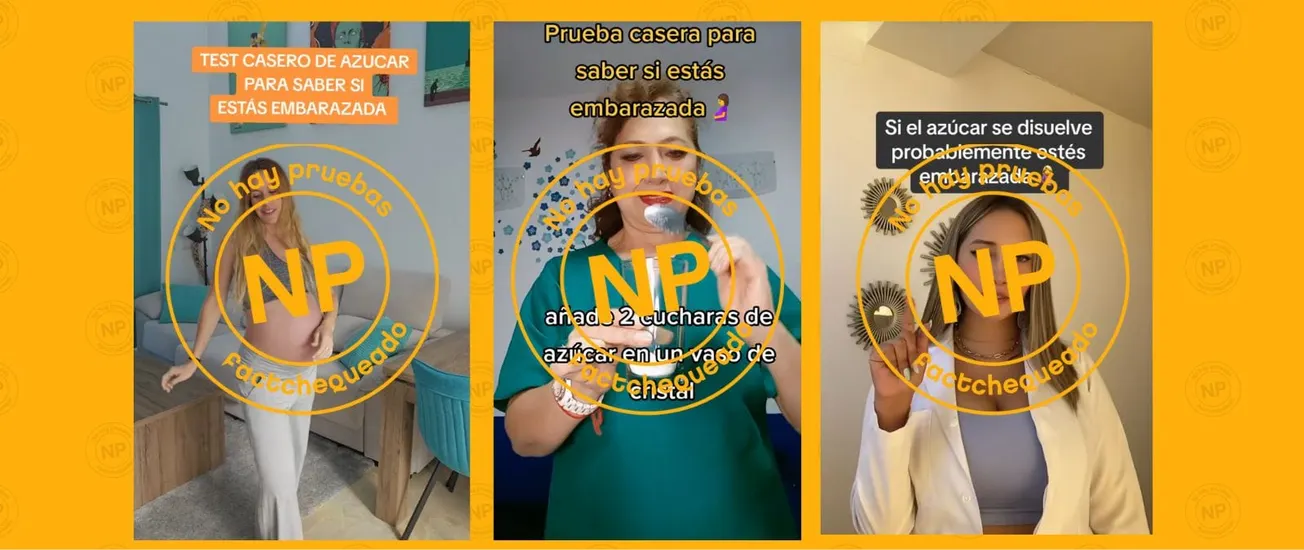 Pruebas caseras de embarazo con orina y azúcar: no hay pruebas de que funcionen, al contrario de lo que indican videos virales en TikTok