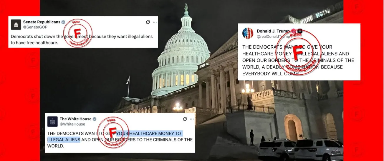 Cierre del gobierno: es falso que la propuesta demócrata sea “dar salud gratuita” a indocumentados, como afirman líderes republicanos