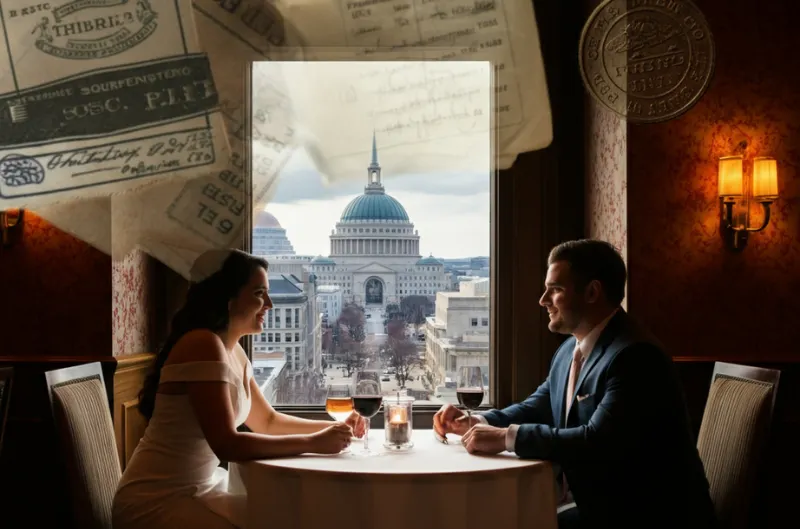 Amor en tiempos de shutdown: el "Sí, acepto" se cocina en los restaurantes de DC