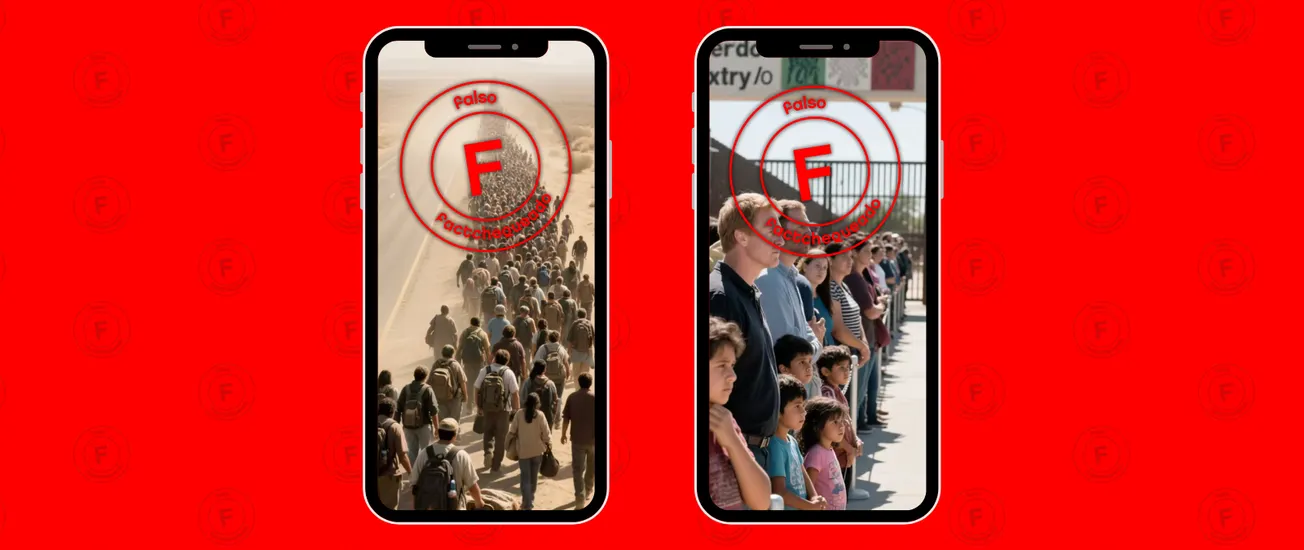 No, no hay reportes de que una “caravana estadounidense” se dirija a México y Canadá