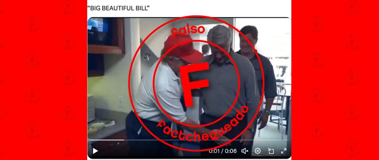 Cuidado: este video de Trump tocando la entrepierna de Bill Clinton no es real y fue generado con inteligencia artificial