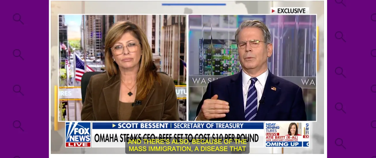 Inmigrantes, vacas y frontera. Te explicamos qué hay detrás de los comentarios de Bessent y el precio de la carne