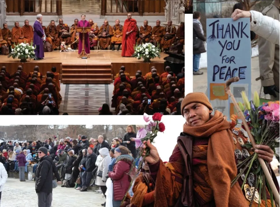 La “Caminata Por La Paz” llega a la Catedral Nacional de DC