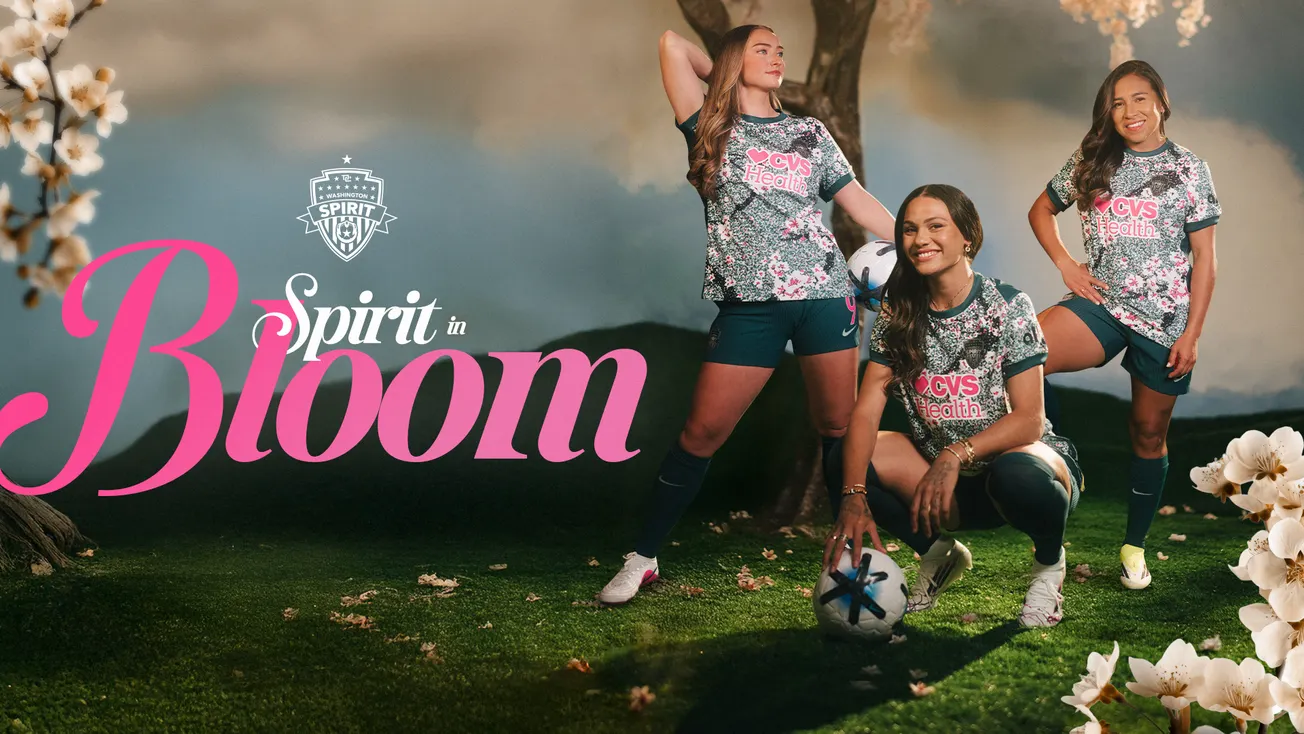 Washington Spirit presenta su nuevo uniforme “Spirit in Bloom”