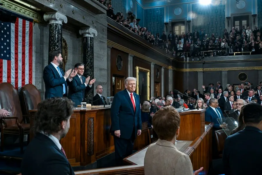 Tensión y protesta marcan el State of the Union de Trump