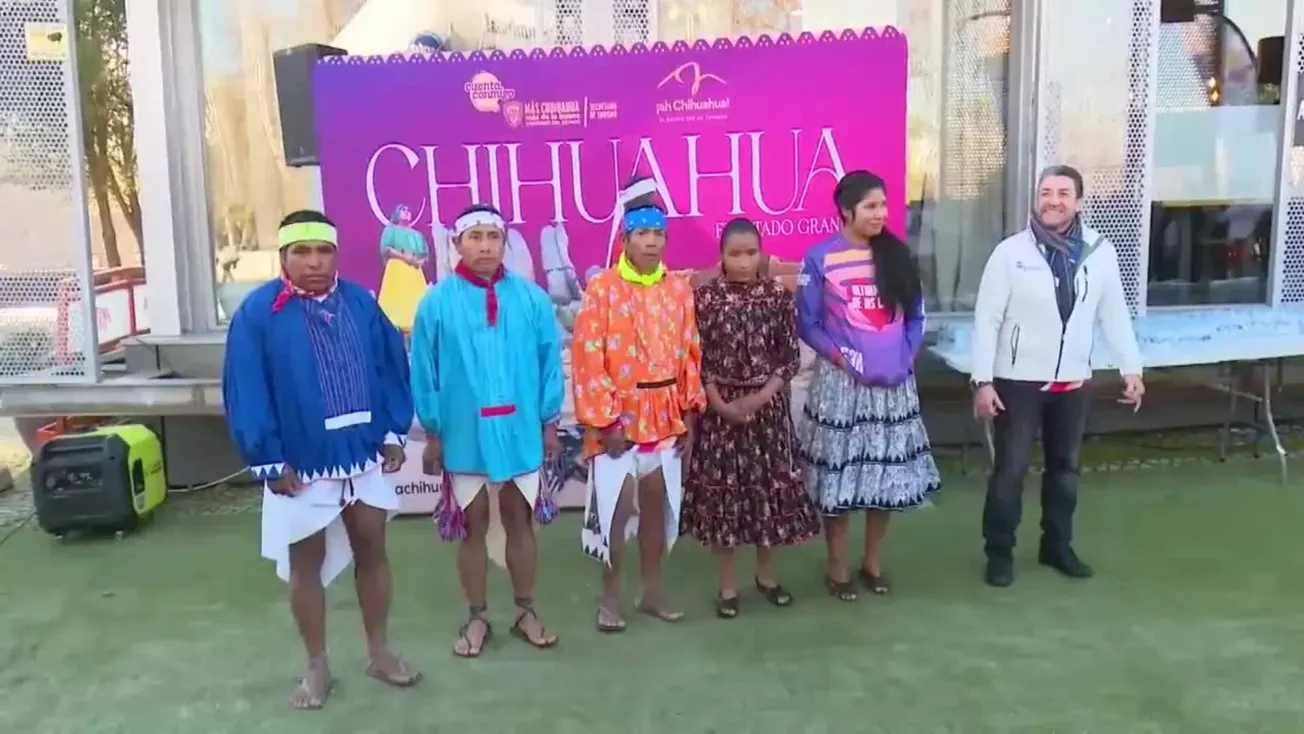 De la Sierra Tarahumara a Madrid: corredores rarámuri llevan a España su tradición ancestral