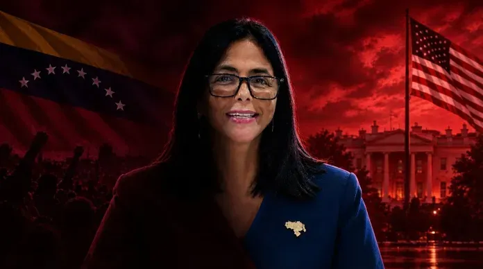 La "happy hour" de Delcy Rodríguez en Venezuela
