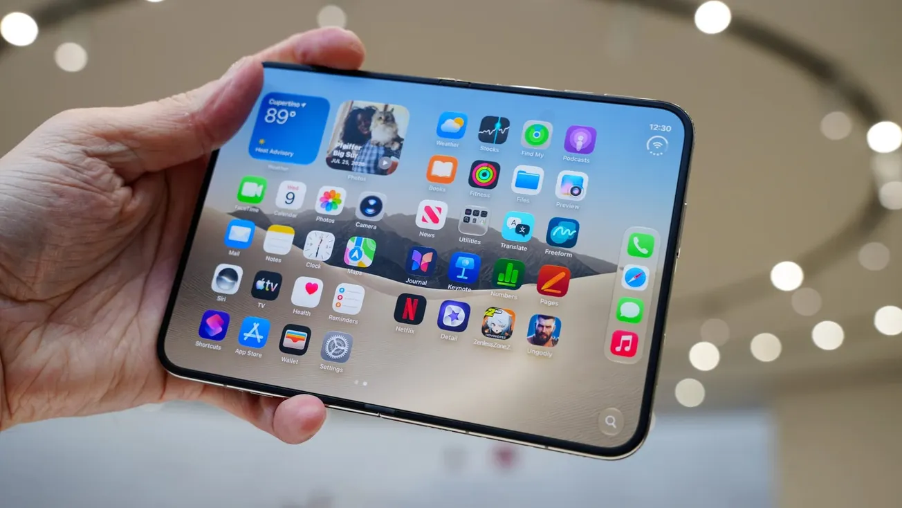 El iPhone Duo el primer telefono plegable de Apple abre su preventa este viernes desde 1.999 dolares