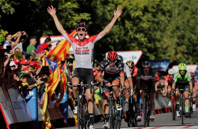 Heroica la victoria de Jelle Walleys en la Vuelta a España