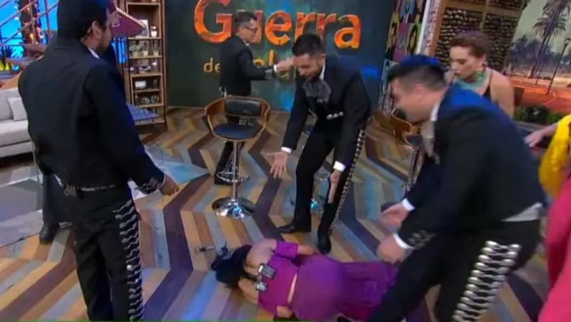 Conductora se electrocutó durante transmisión de programa