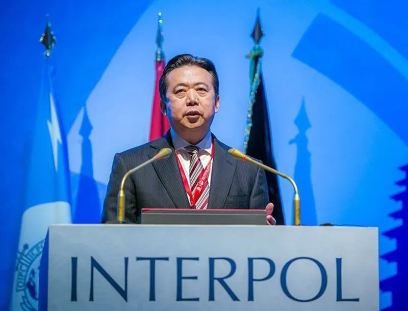 Renunció el presidente de la Interpol detenido en China