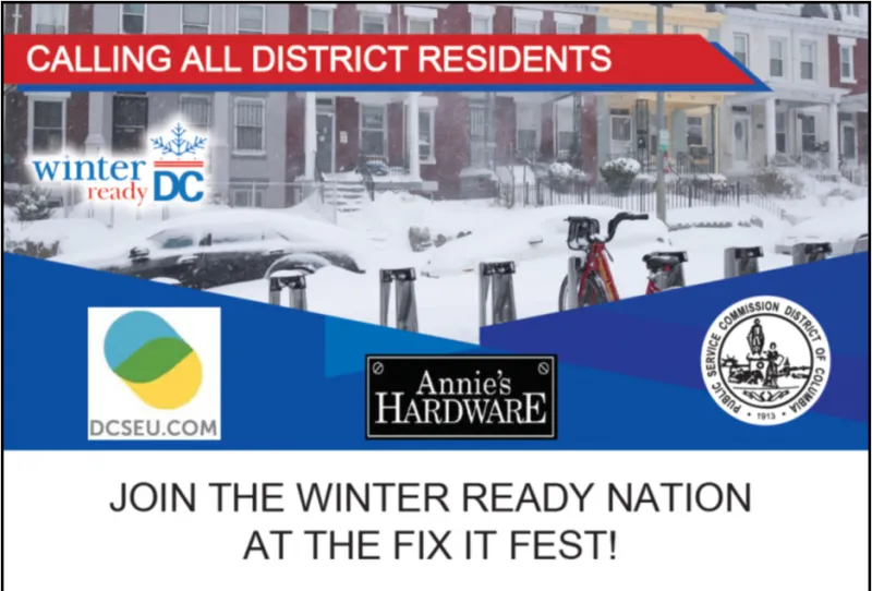 Winter Ready DC, un encuentro para ayudar a los residentes del área metropolitana a preparar sus hogares para el invierno