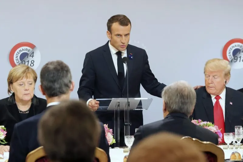 Francia conmemora el centenario del fin de la Primera Guerra Mundial