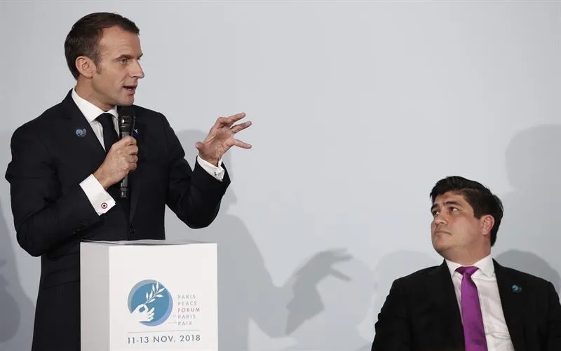 Macron: El nacionalismo traiciona el patriotismo