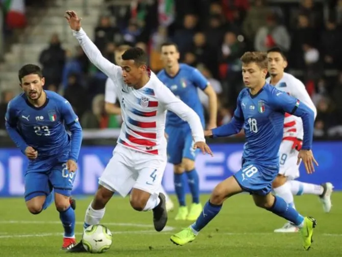 Estados Unidos cayó en su amistoso frente a Italia