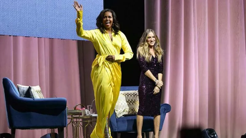 Michelle Obama sorprende con look alumbrante