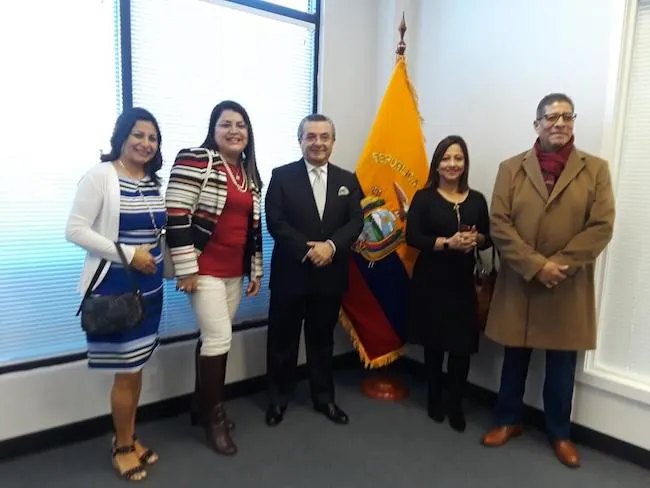 El Consulado de Ecuador está en la Columbia Road