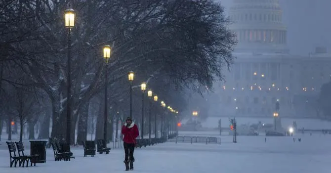 Bajas temperaturas y granizo volvieron a decir presente en D.C.