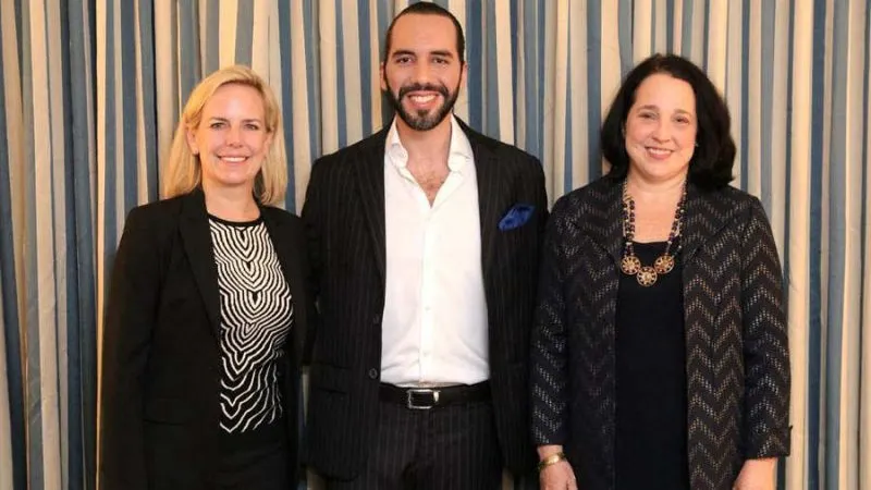 Secretaria de Seguridad Nacional de EEUU se reúne con Sánchez Cerén y Bukele