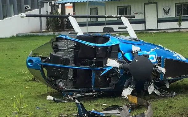 Unos cuatro policías sobreviven a caída de helicóptero en Ecuador