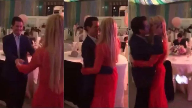 Captan a Peña Nieto y Tania Ruiz al bailar cumbia al ritmo de “17 años”