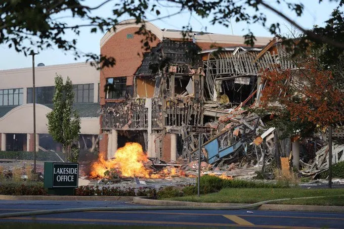 Explosión en edificio comercial de Columbia pudo deberse a fuga de gas