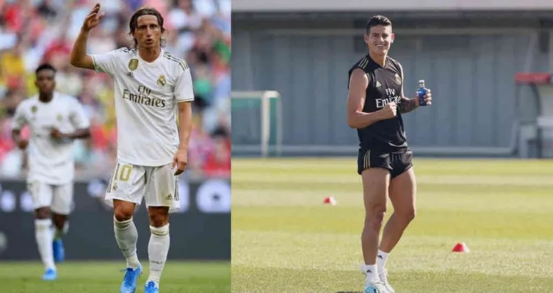 Lesión de Luka Modric le abriría opción a James en la Champions