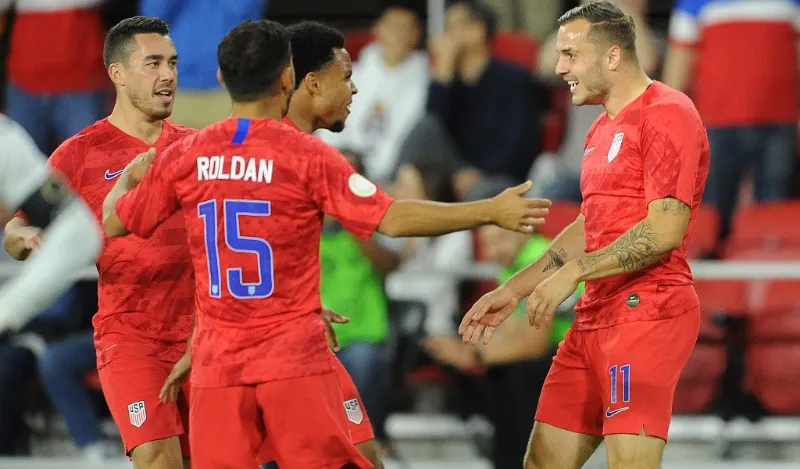 Estados Unidos saca su arsenal de goles ante Cuba (fotos)