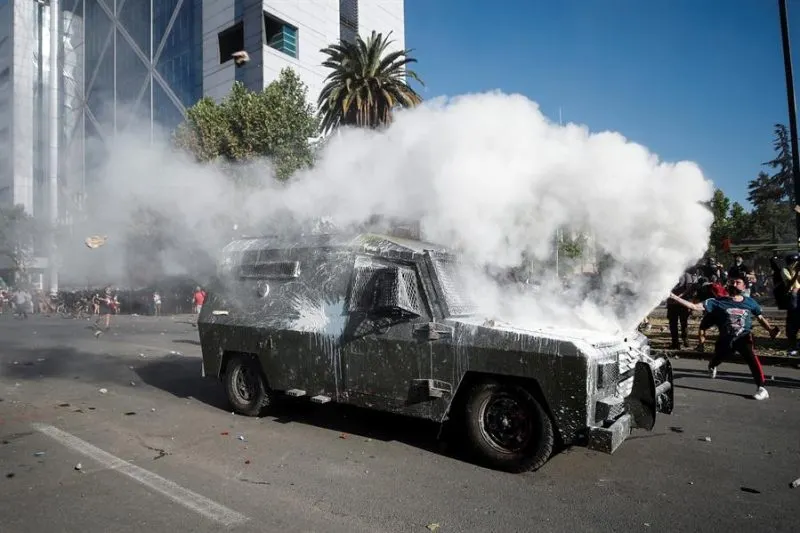Aumenta el número de muertos en Chile a causa de las protestas