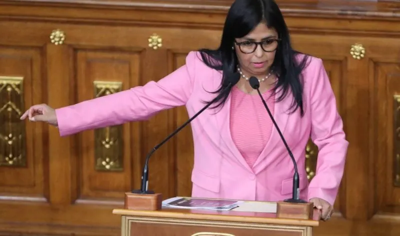 Parlamento Europeo debatirá presencia de Delcy Rodríguez en España
