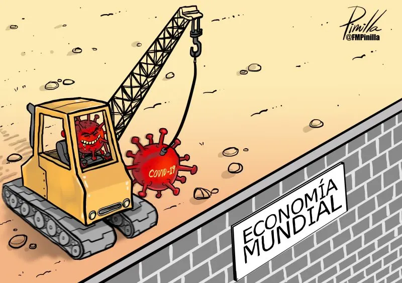 Caricatura | Coronavirus y Economía Mundial