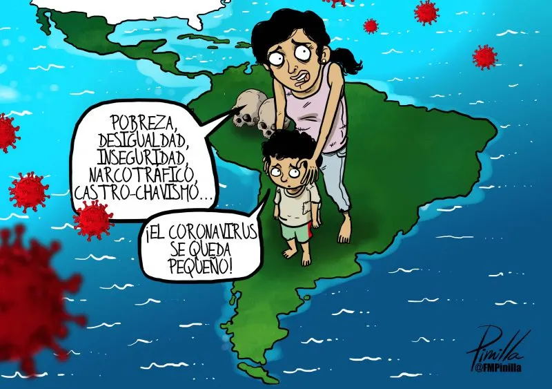 Caricatura | Latinoamérica y el coronavirus