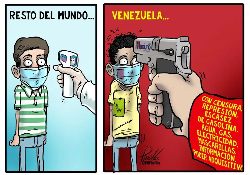 Caricatura | COVID-19 en Venezuela y el mundo