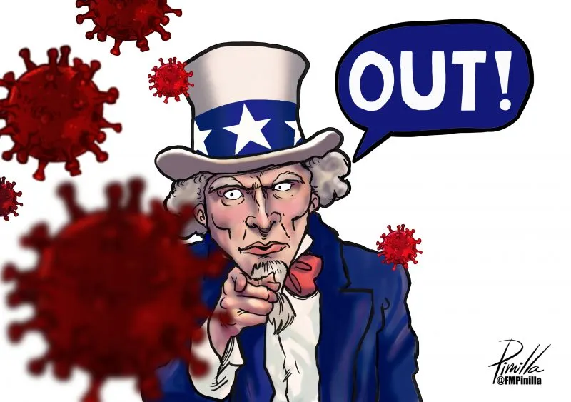 Caricatura | EEUU y el coronavirus