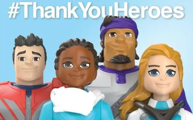 Mattel presenta juguetes de trabajadores de la salud que luchan contra el Covid-19