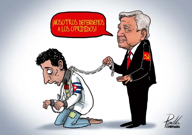 Caricatura | Médicos cubanos en México