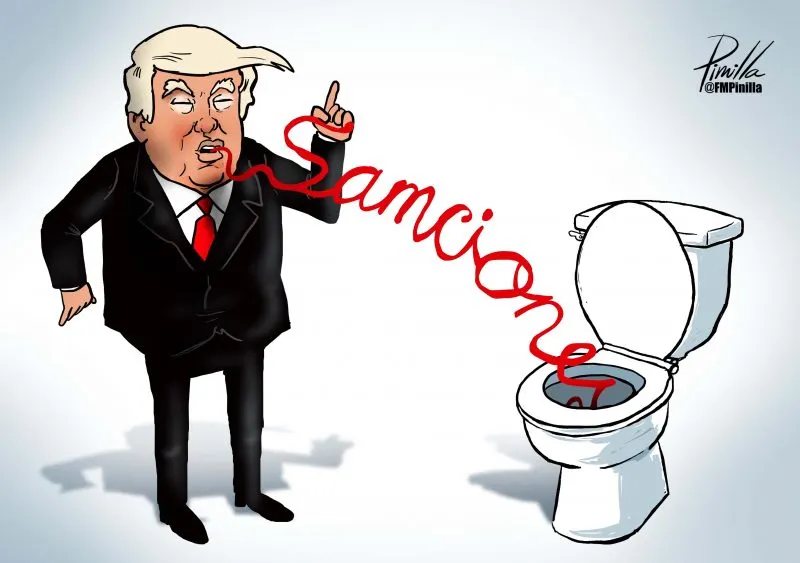 Caricatura | Sanciones de Trump
