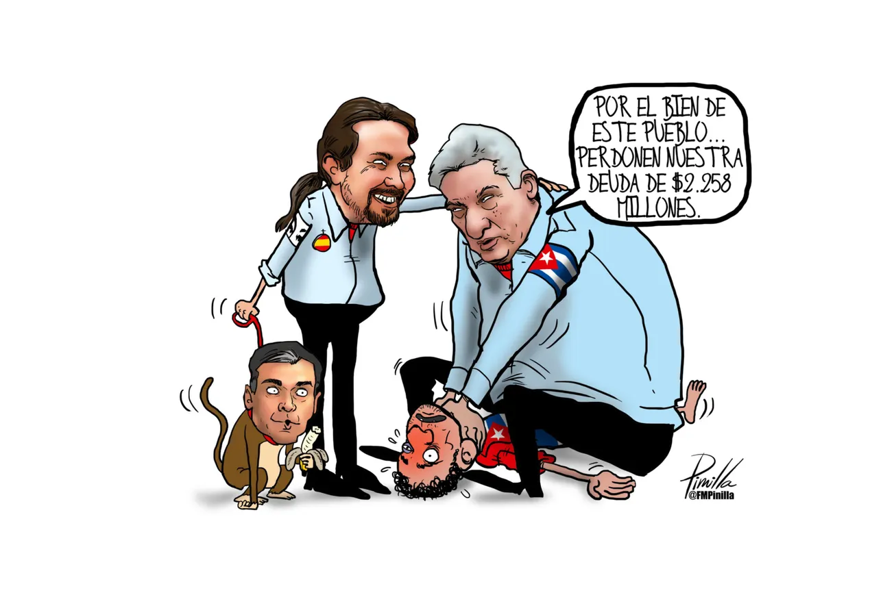 Caricatura | Deuda de Cuba con España