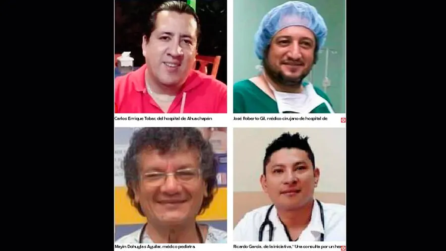 El Salvador contabiliza 23 médicos fallecidos en medio de la pandemia