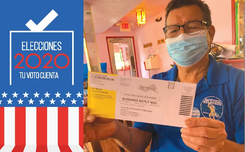 Fluye el voto latino en el DMV