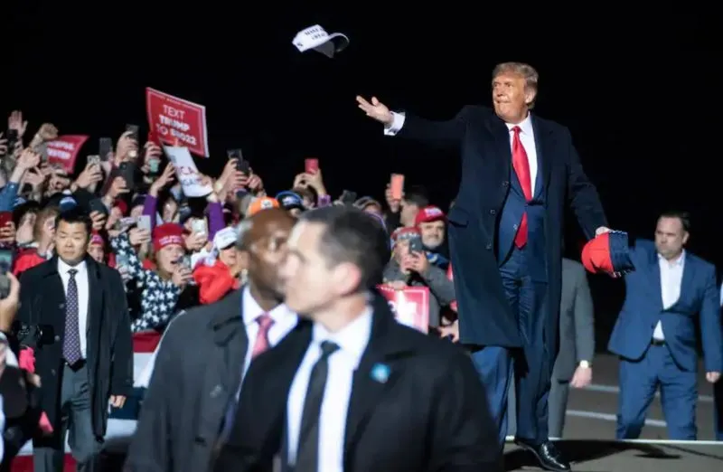 Partidarios de Trump intensificaron su presencia en los últimos días de la campaña presidencial