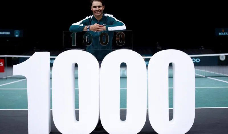 Nadal entra al selecto grupo de las mil victorias en la ATP