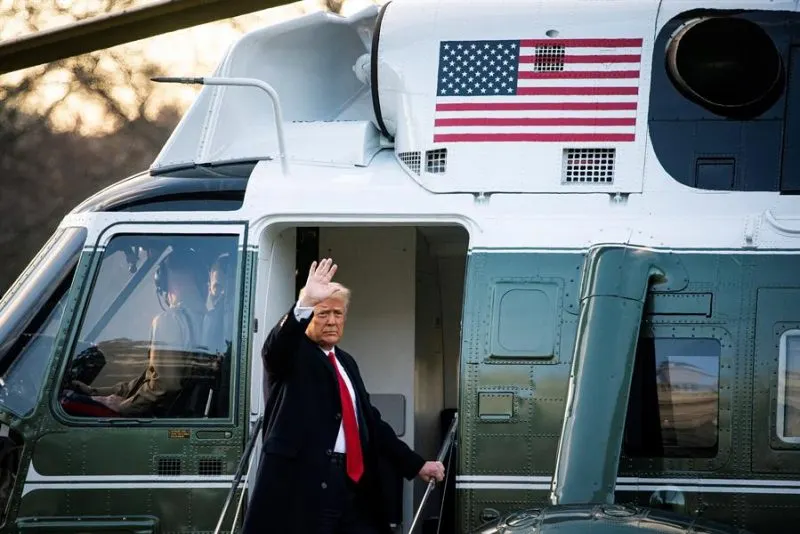 Trump dejó una nota para Biden en la Oficina Oval